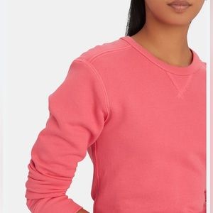 Current/Elliott Designer Pink Crew Neck Sweatshirt Size 0
